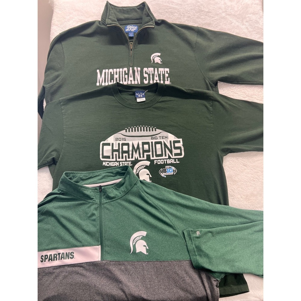 Michigan State Spartans kickoff season sale! All XL size 3shirts VTG.